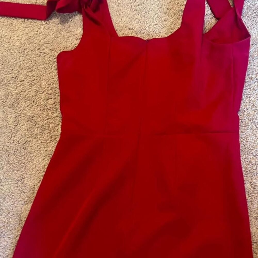 Lulus Women's Red and Pink Dress - Picture 3 of 4